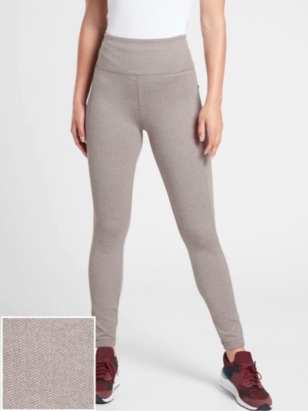 Athleta Delancey Herringbone Tight Size L